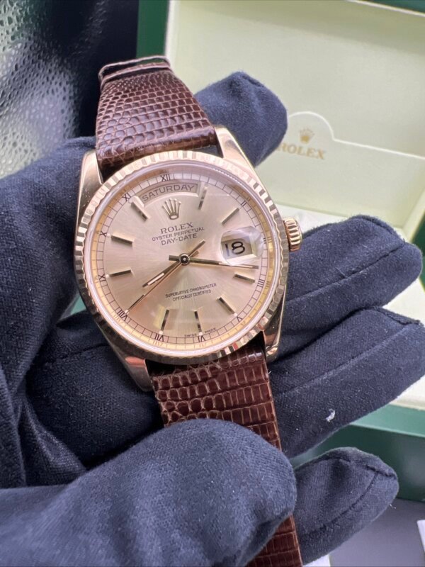 Rolex Day Date Watch 118238 Box Papers 2005 (1071) - Image 11