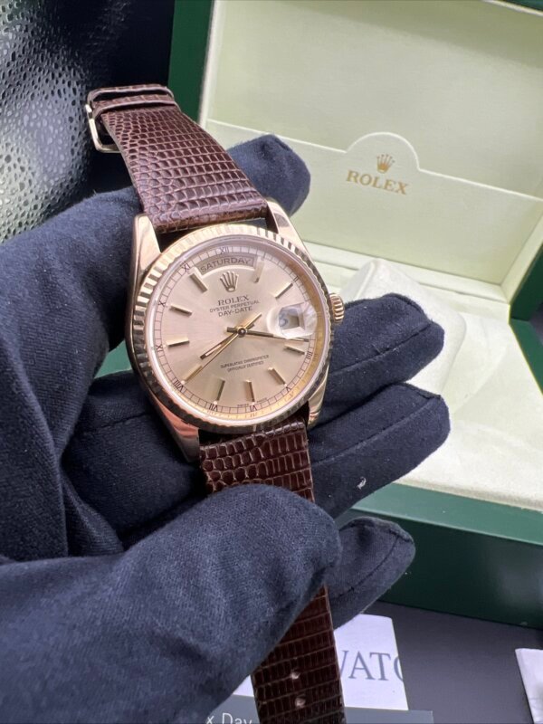 Rolex Day Date Watch 118238 Box Papers 2005 (1071) - Image 6