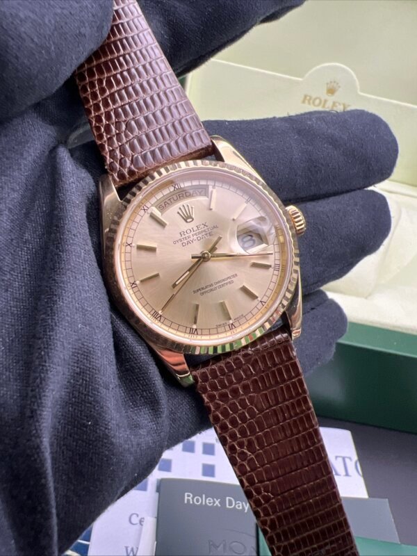 Rolex Day Date Watch 118238 Box Papers 2005 (1071) - Image 10