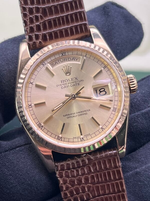 Rolex Day Date Watch 118238 Box Papers 2005 (1071) - Image 5