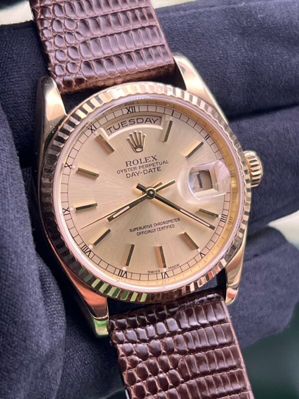 Rolex Day Date Watch 118238 Box Papers 2005 (1071) - Image 3