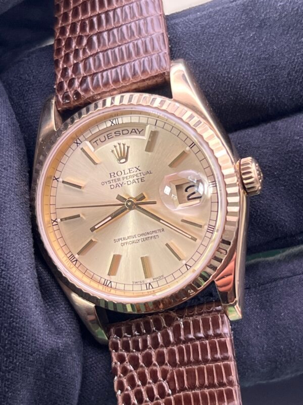 Rolex Day Date Watch 118238 Box Papers 2005 (1071) - Image 2