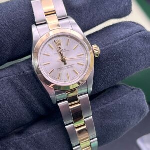 Rolex 76183 Lady Oyster Perpetual 26mm 2006 Full Set Serviced (1024)