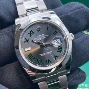 Rolex Datejust 41 Wimbledon Stainless Steel 126300 2023 Mint Box Papers (1159)