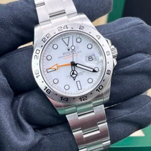 Rolex Explorer II Watch 216570 White Box Papers 2016 (1170)