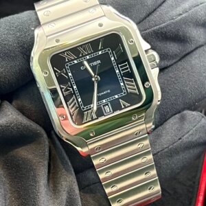 Cartier Santos Blue Large | 2022| 40mm | Box & Papers | WSSA0030 (1232)