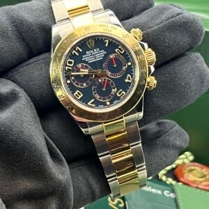 Rolex Daytona Chronograph Watch Blue Racing Dial 116523 (1206)