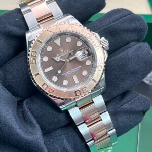 Rolex Yachtmaster 126621 40mm chocolate Rose Gold Box-papers 2021 (1273)