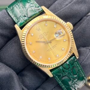 Rolex  Datejust 16018 18ct 1991. Diamond Dial 18k 36mm (1253)