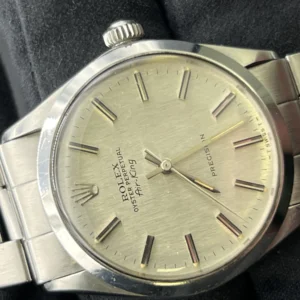 Rolex Air King 5500 34 mm Silver Dial 1972 Vintage Watch (1359)