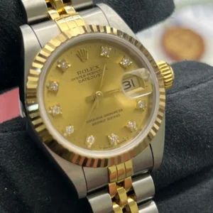 Rolex Lady-Datejust 1997 Diamond,Jubilee, 18k, Papers, Excellent 69173 (1418)