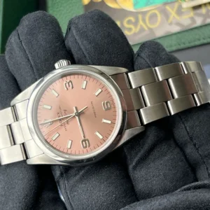 Rolex Air-King 14000 34mm Pink. Box And Papers (1469)