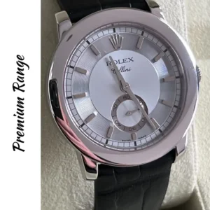 Rolex Cellini Watch 5241/6 "Cellinium", platinum, Serviced, ice blue 2006 (1489)
