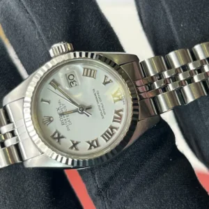 Rolex Ladies Datejust Watch Roman Dial , Jubilee Box & Papers (1537)