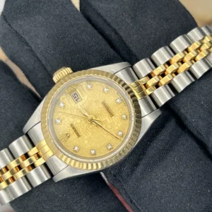 Rolex Lady-Datejust ,Jubilee, 18k, Papers, Diamond 69173 (1493)
