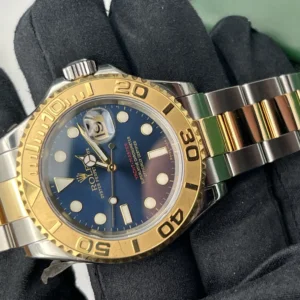 Rolex Yacht-Master Watch 40mm 16623 - 18k Gold -Papers - Stickers 2004 (1548)