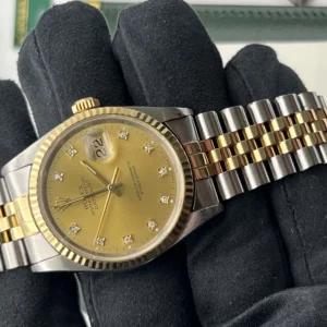 Rolex Datejust Watch 16233-Box-Papers-1994-Factory Diamond-serviced (1542)