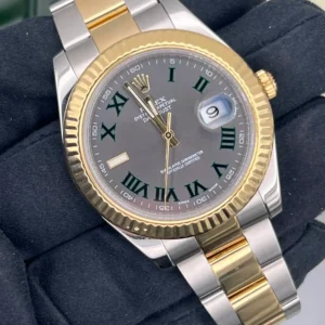 Rolex Datejust II Watch 41mm 116333 Wimbledon! Rolex service 2024 (1576)