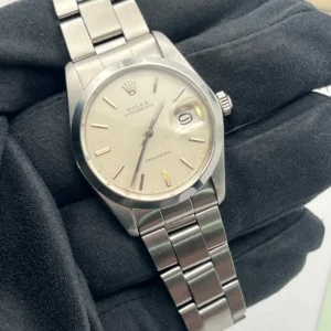 Rolex Oysterdate Precision Watch Linen Dial. Lovely Example (1585)