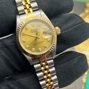 Rolex Lady-Datejust 1993 Diamond,Jubilee, 18k, Papers, 69173 (1379)